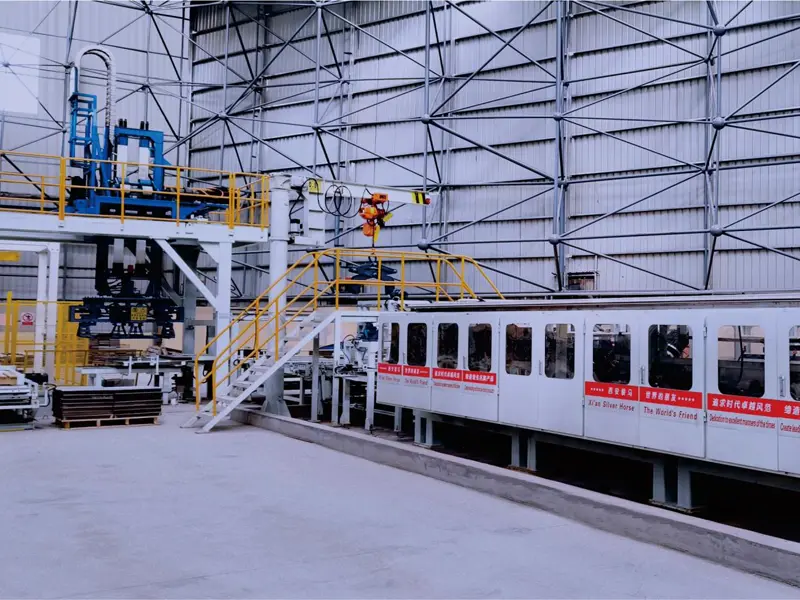 Helautomatisk produktpoleringslinje